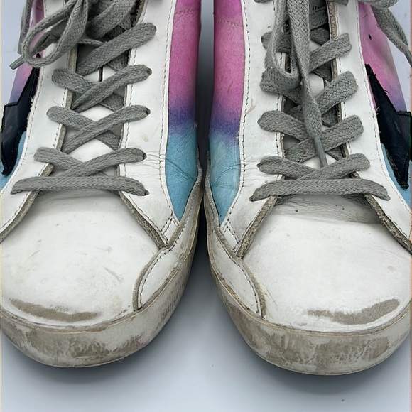 Golden Goose SuperStar Limited Edition Tie Dye Sneakers EU 39/ US Size 9 - Picture 3 of 15